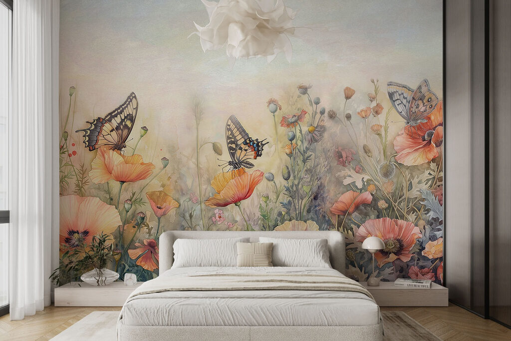 Butterflies over a meadow — interior 1