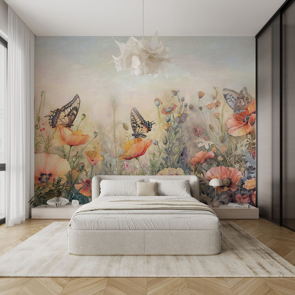 Butterflies over a meadow — interior 2