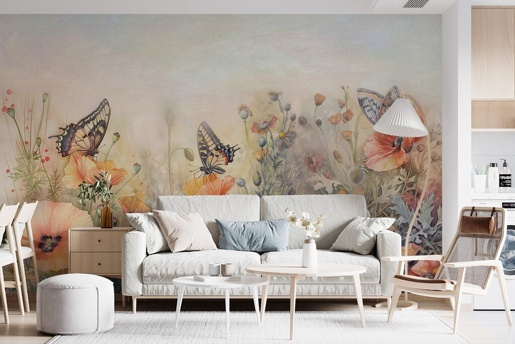 Butterflies over a meadow — interior 3