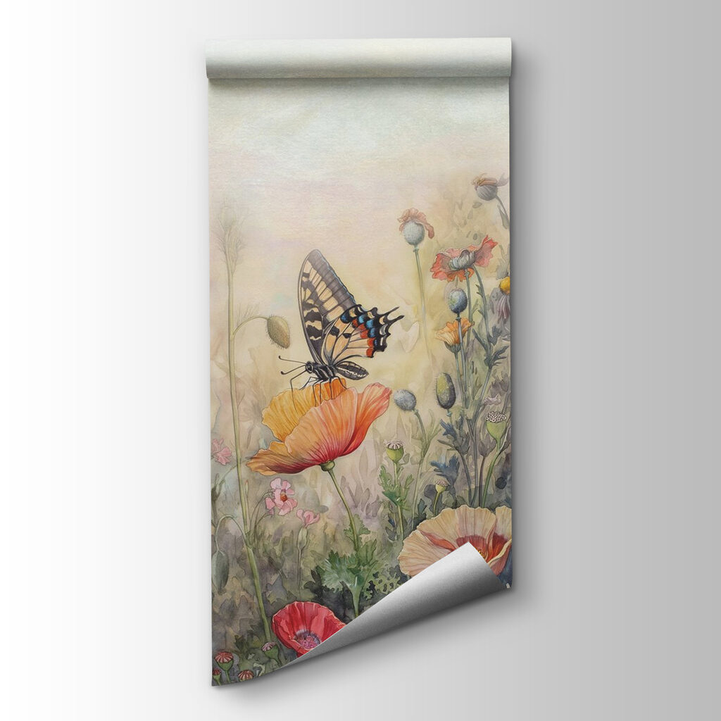 Butterflies over a meadow — product view