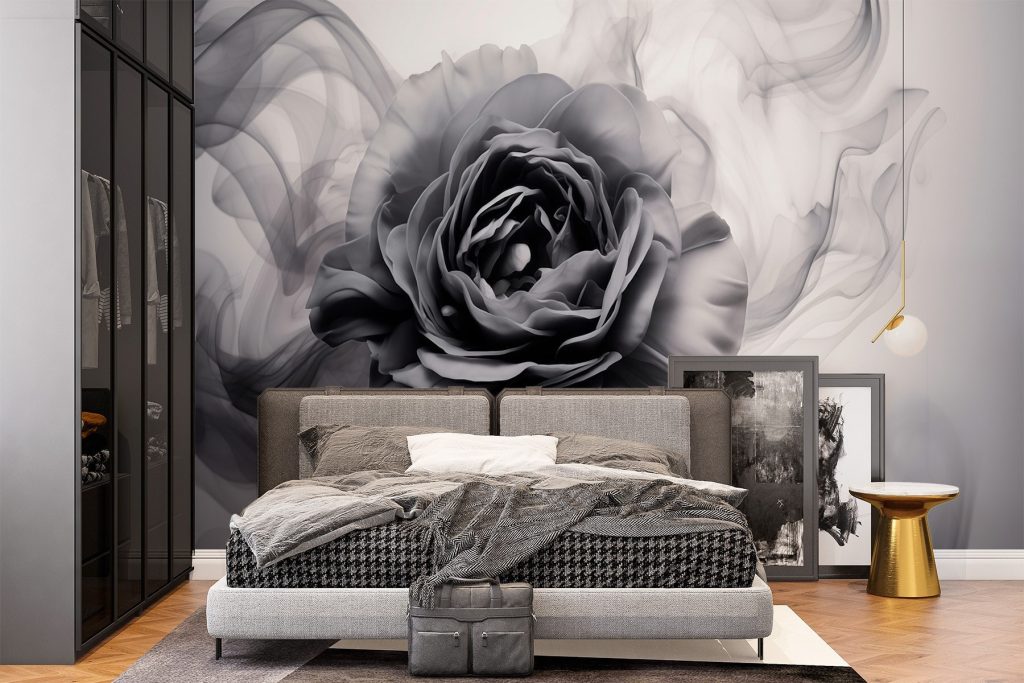 Grey rose in smoke — interior 3
