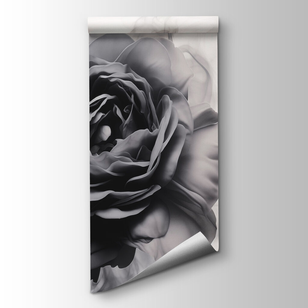 Grey rose in smoke — product view