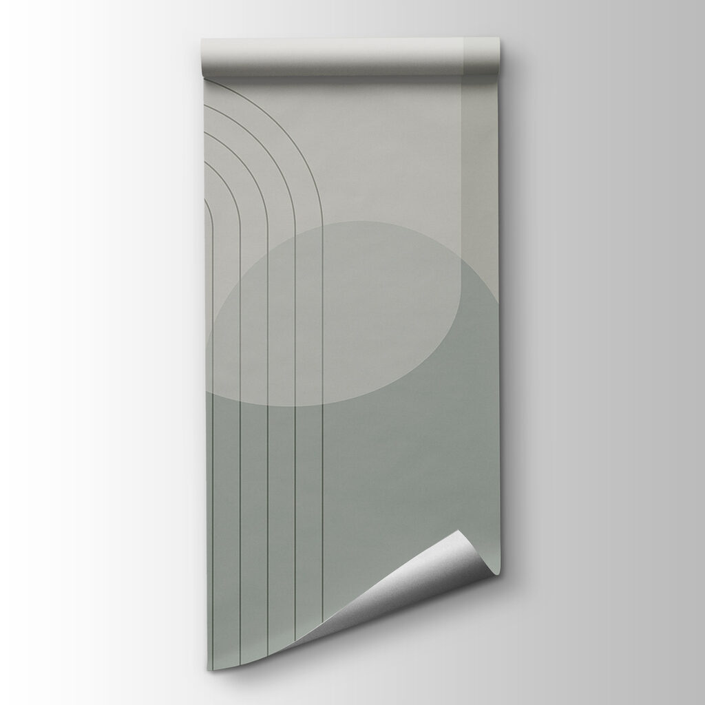 Grey-green arcs and lines — product view