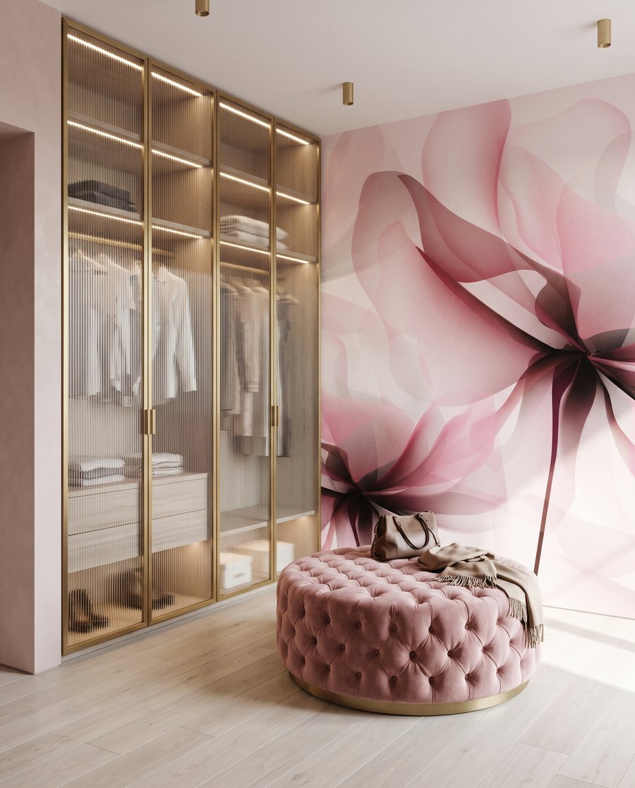 Overlapping translucent blooms — interior 3