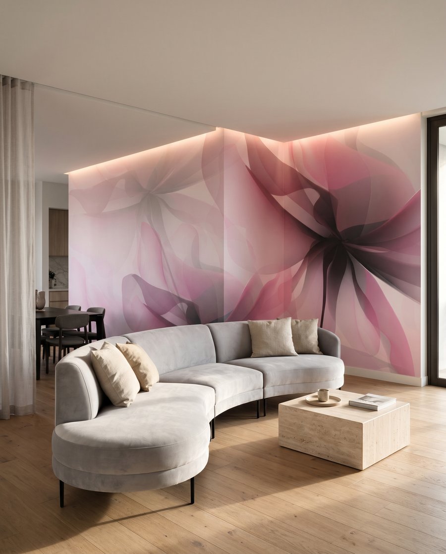 Overlapping translucent blooms — interior 6