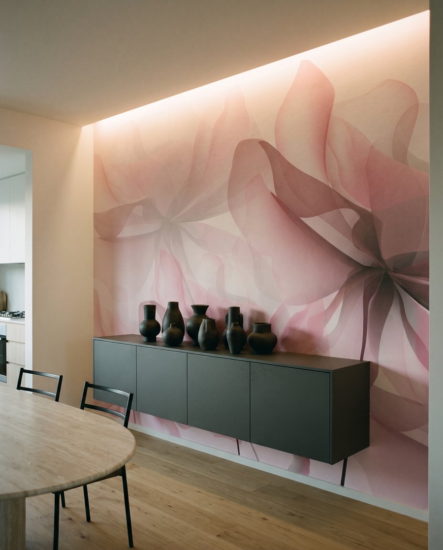 Overlapping translucent blooms — interior 7