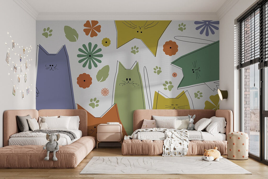 Cats in the Garden — interior 2