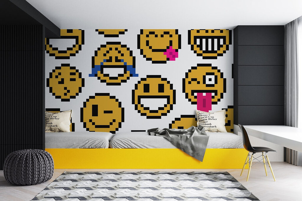 Little pixel faces — interior 1