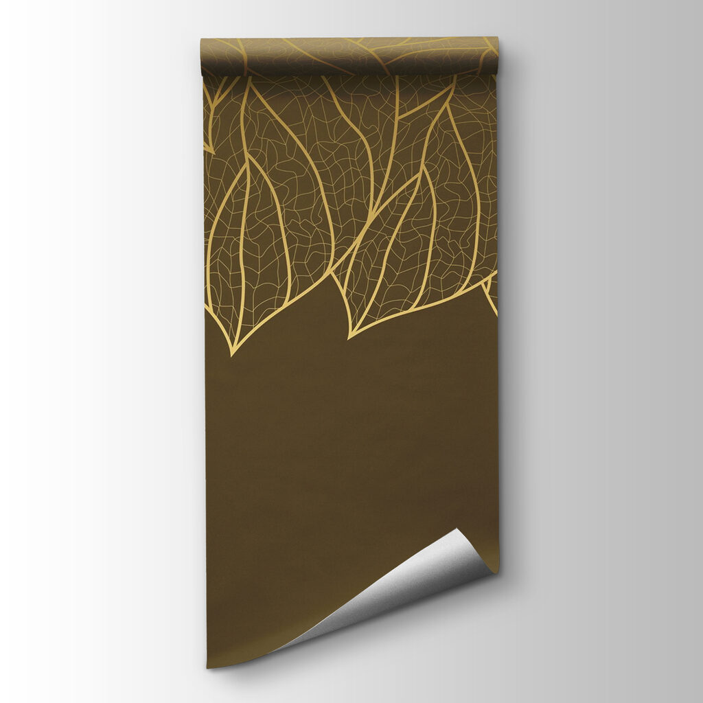 Hanging gold leaf edges — product view