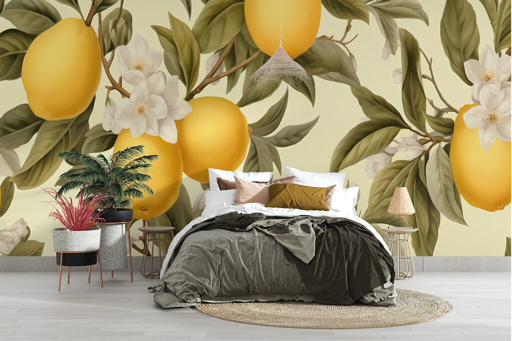 Lemons among cream blossom — interior 2