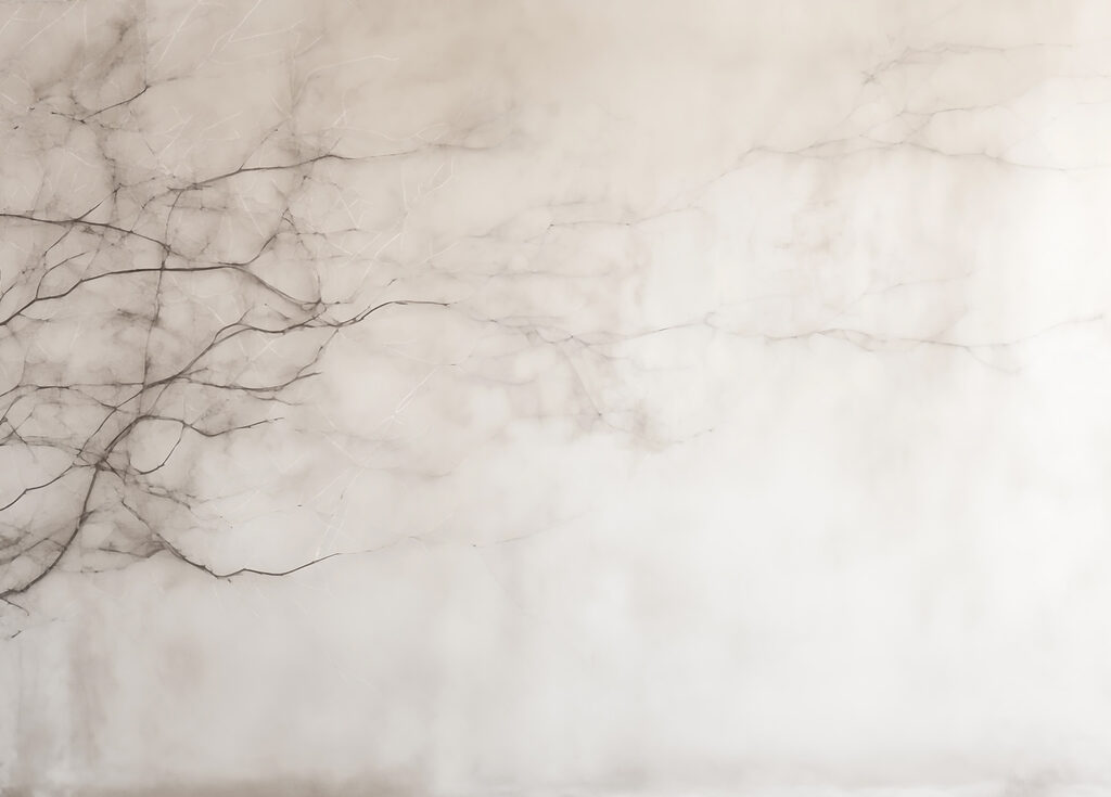 Bare twigs on cream — full design