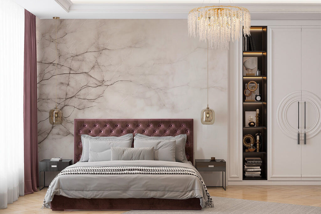 Bare twigs on cream — interior 2