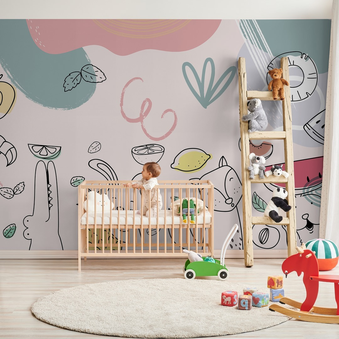 Flamingo Fruit Party — interior 2