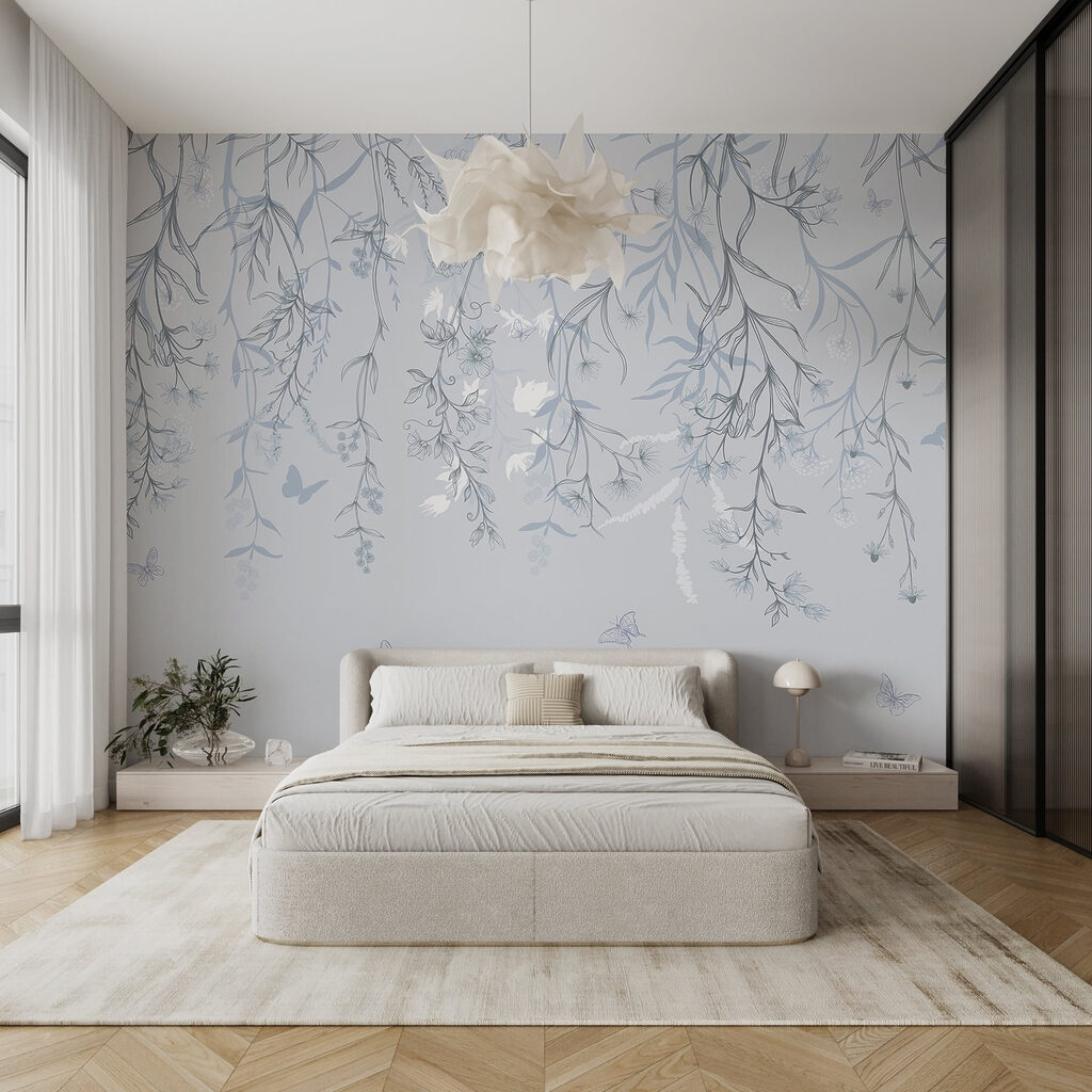 Delicate Hanging Stems in an interior