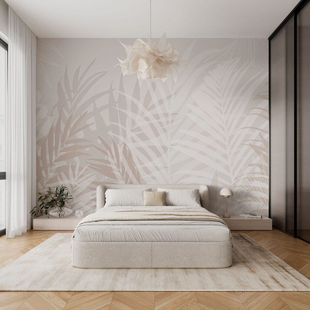 Palm Impressions in an interior