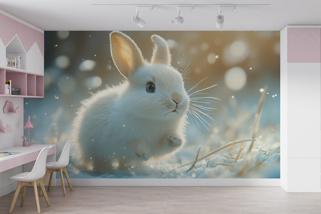 Rabbit in winter light — interior 4