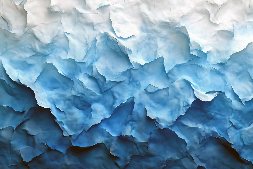 Folded paper effect — full design