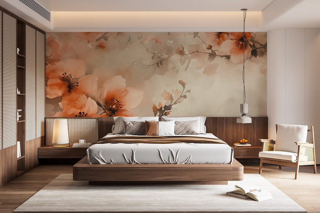 Soft blossom branches — interior 1