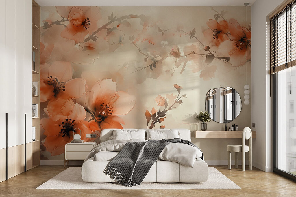 Soft blossom branches — interior 2