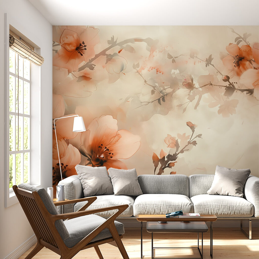 Soft blossom branches — interior 4