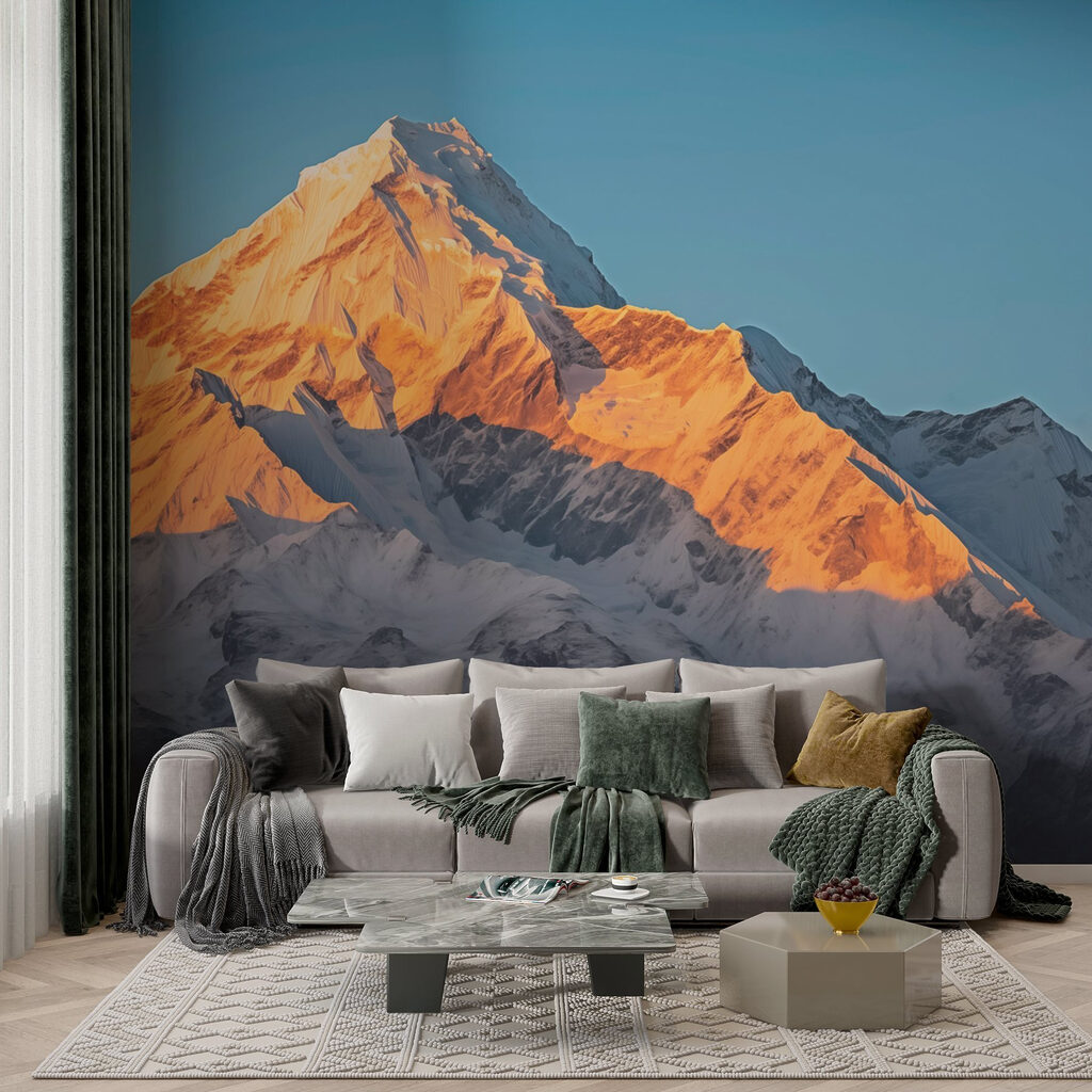 Golden mountain peak — interior 2