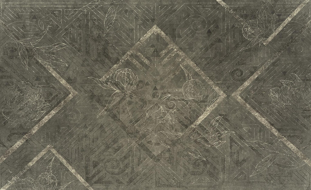 Weathered geometric squares — full design