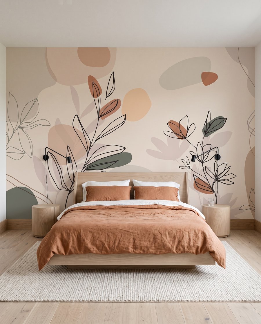 Botanical Lines in an interior