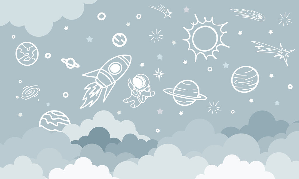 Space Adventure Sketches — full design