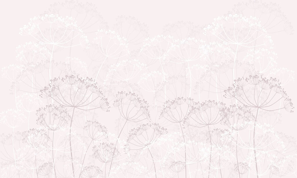 Delicate umbel flowers — full design