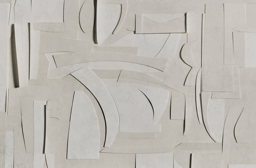 Geometric folds and arches — full design