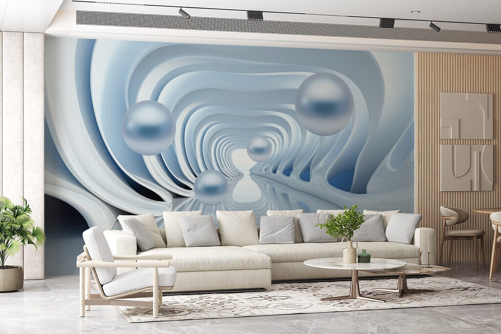 Spheres in a tunnel — interior 5