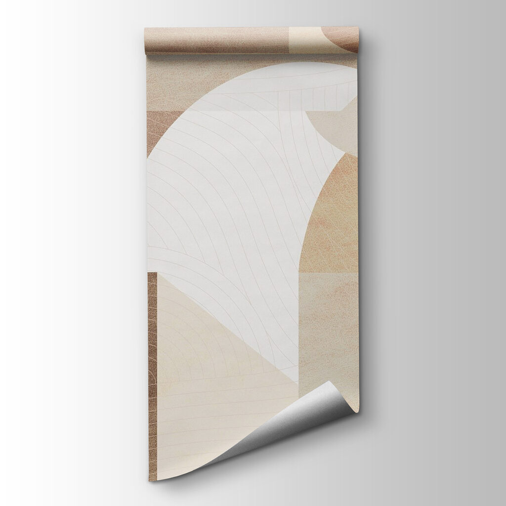 Warm geometric shapes — product view