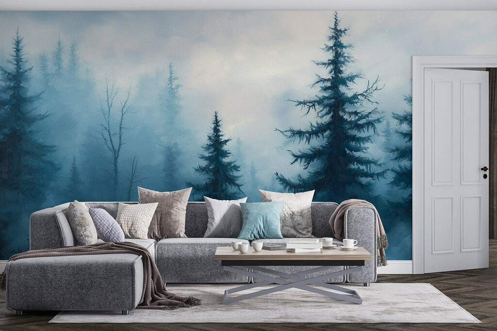 Pines above forest clouds — interior 3