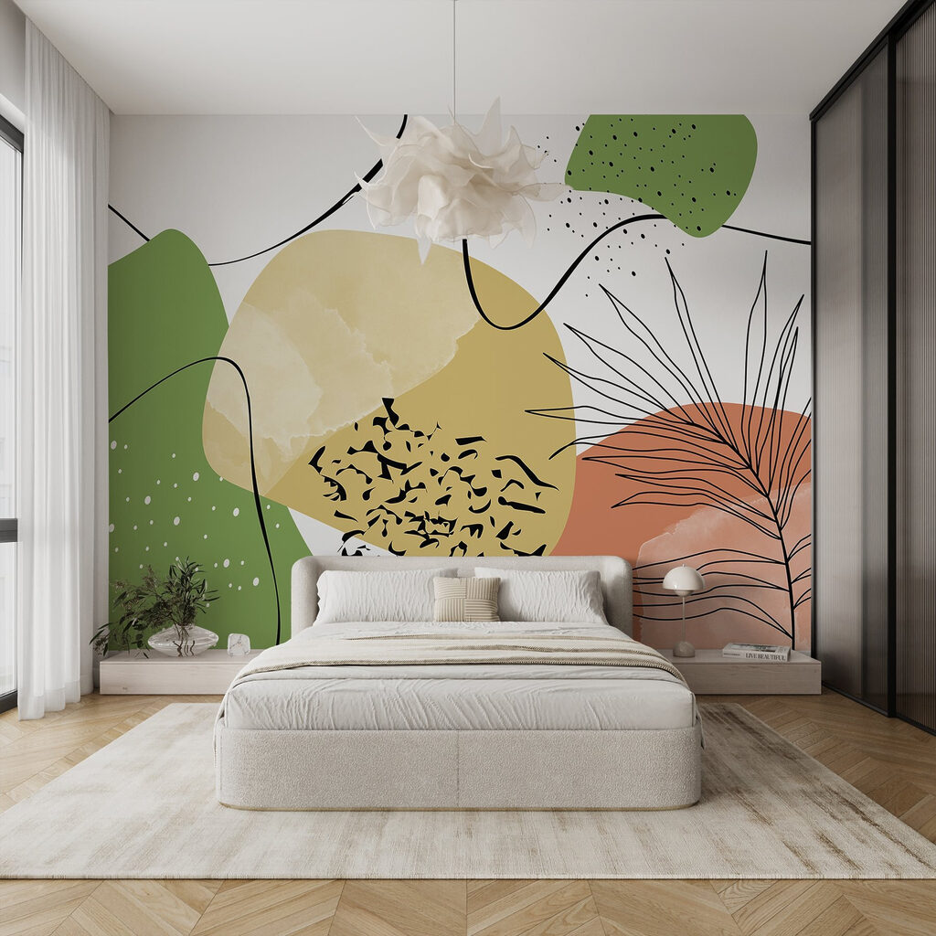 Organic colour shapes — interior 1