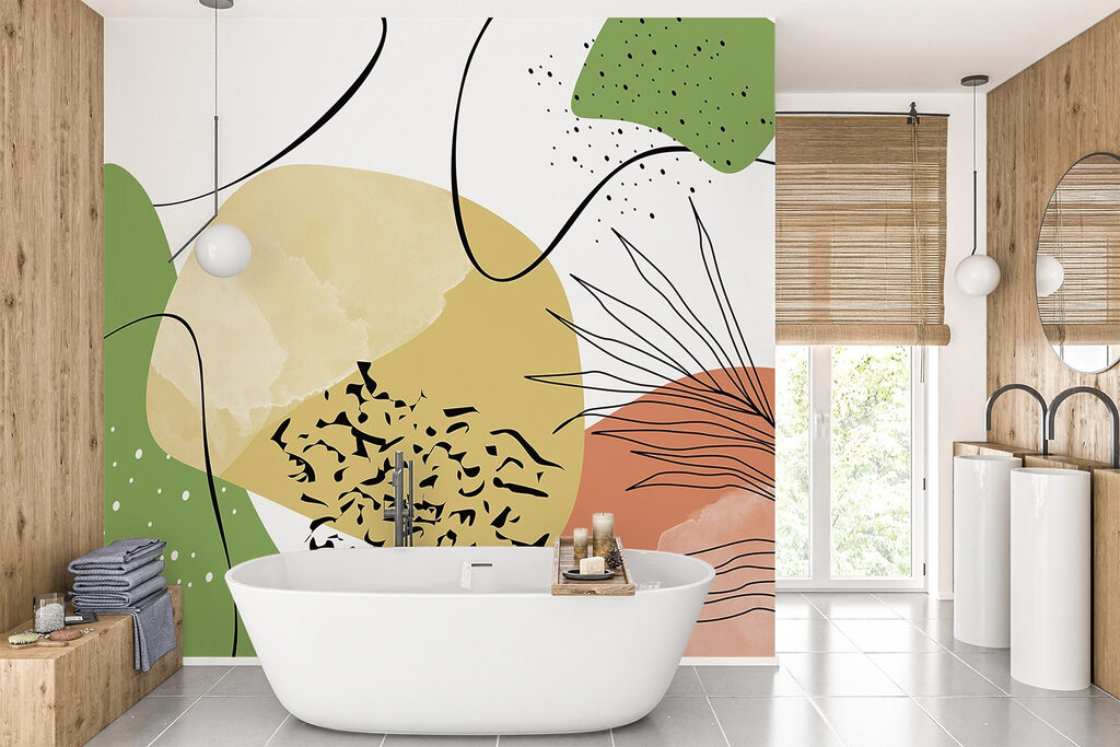Organic colour shapes — interior 2