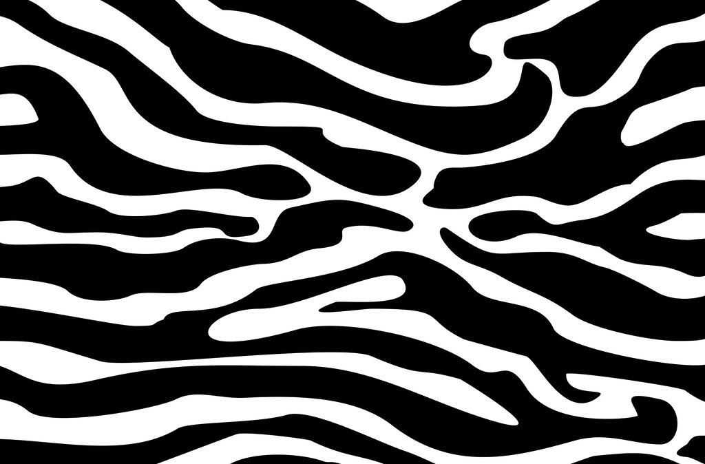 Wide zebra stripes — full design