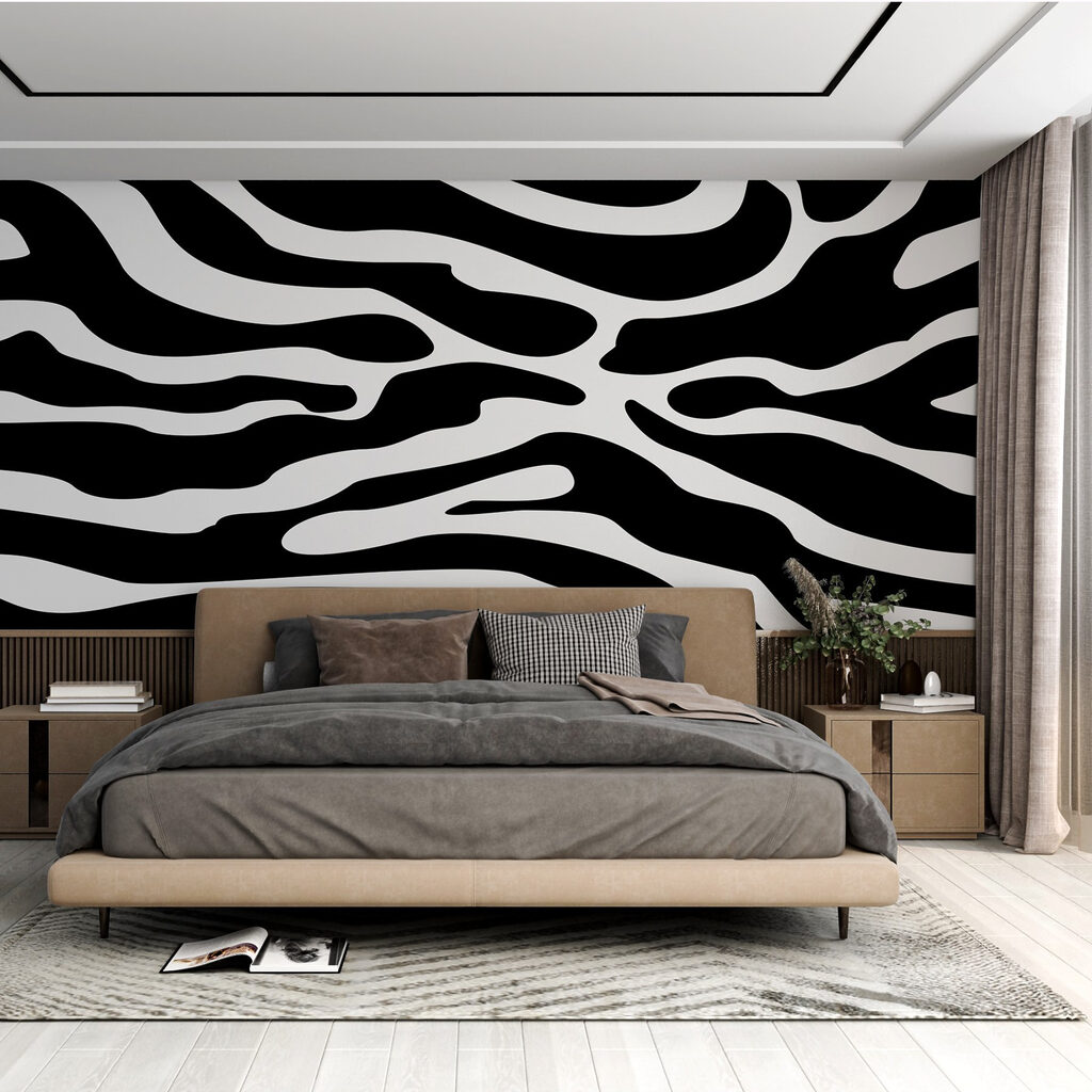 Wide zebra stripes — interior 1