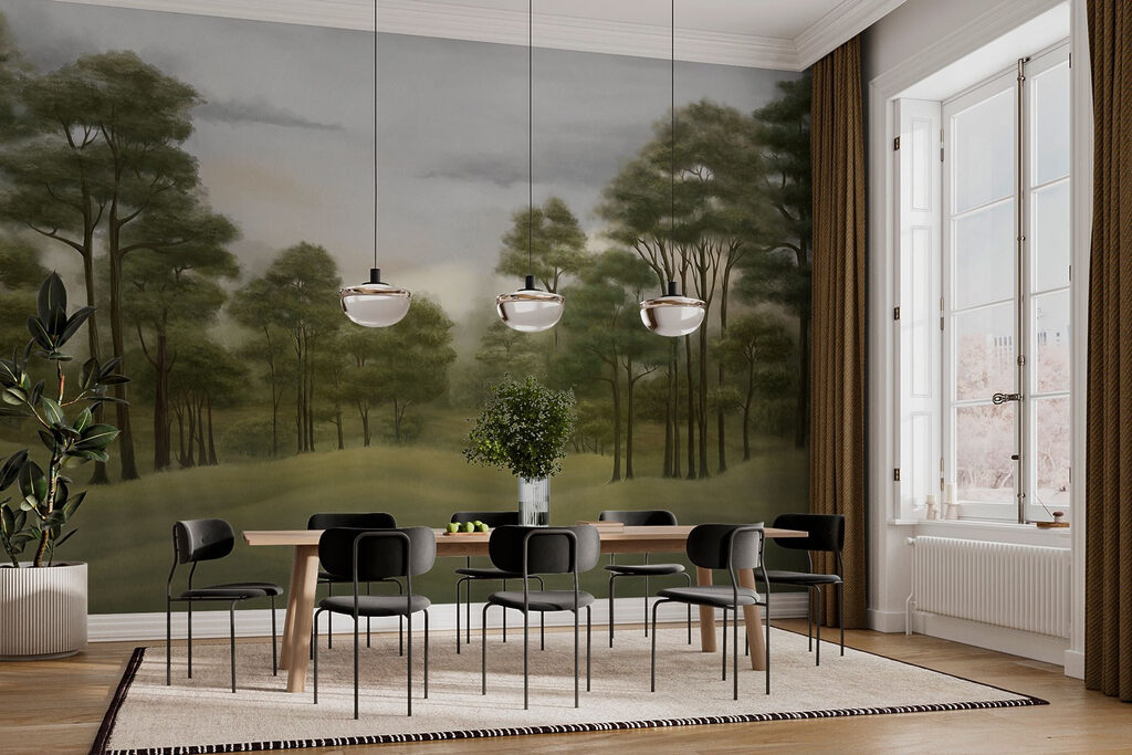 Green pines, rolling hills — interior 4