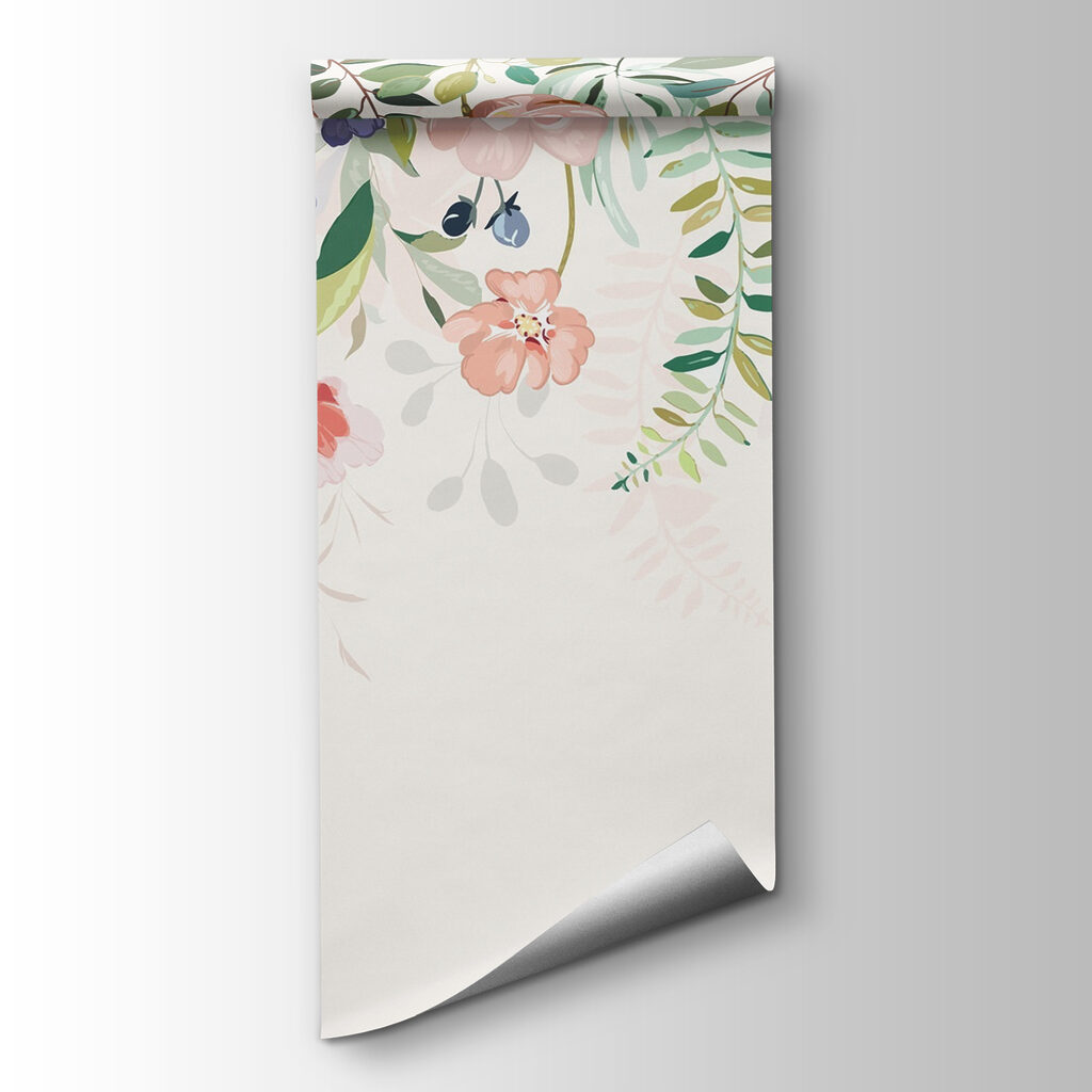 Colourful flowers drifting down — product view