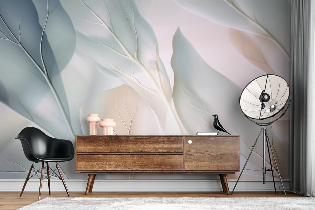 Pale leaves in light — interior 2