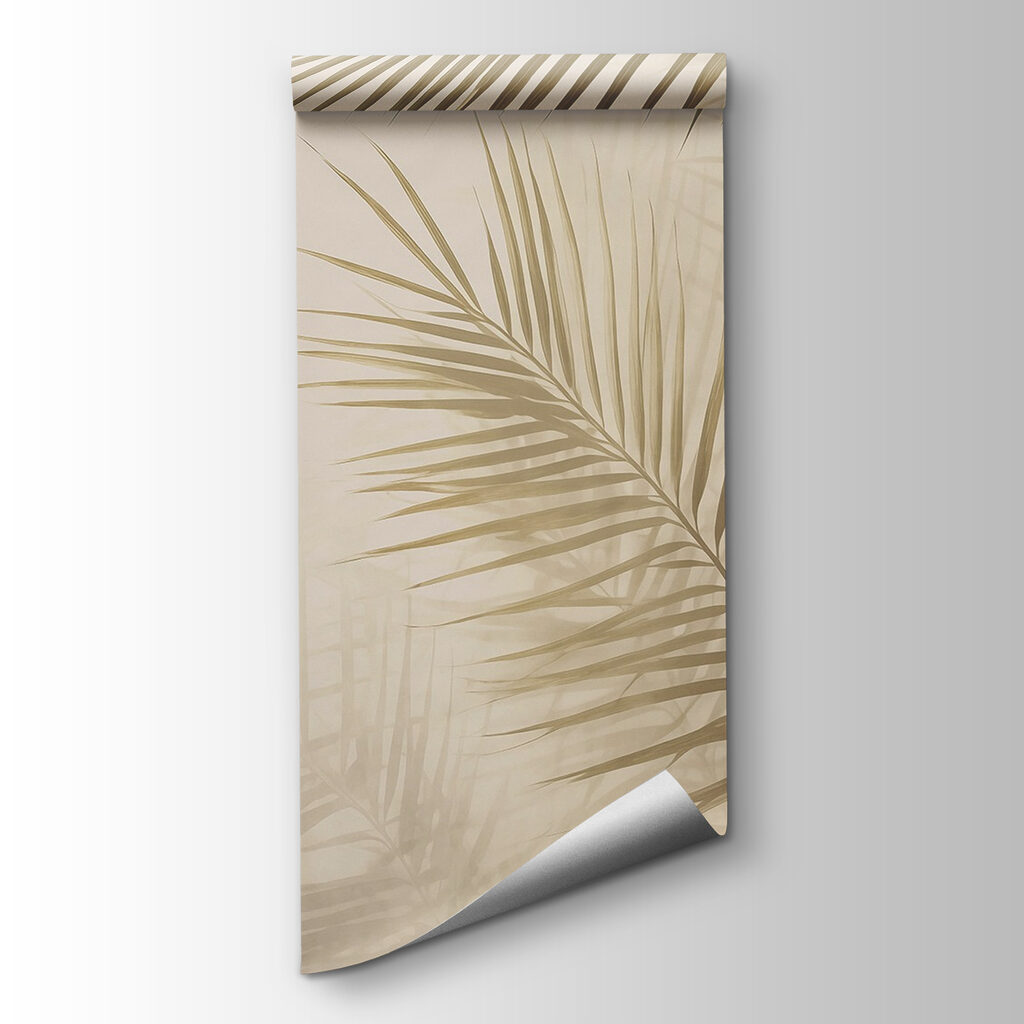 Palm fronds, soft shadows — product view