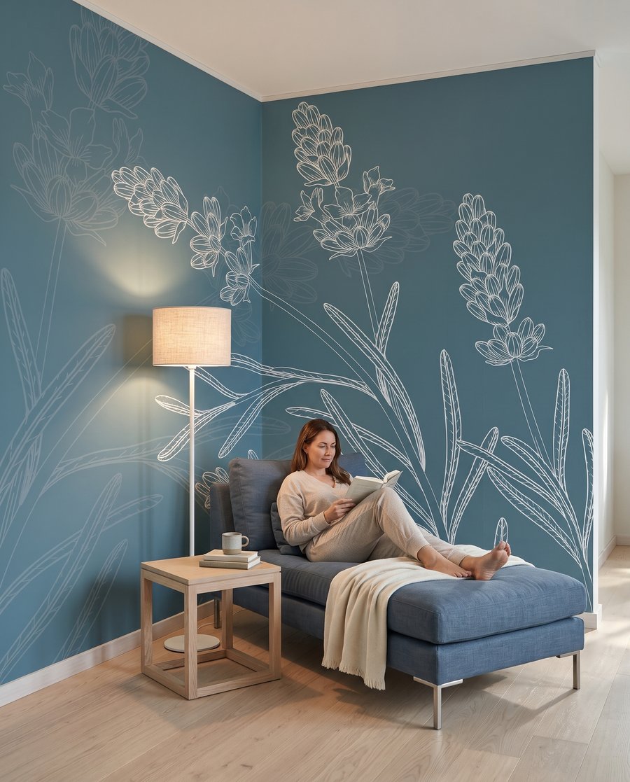 Botanical Chalk Study — interior 1