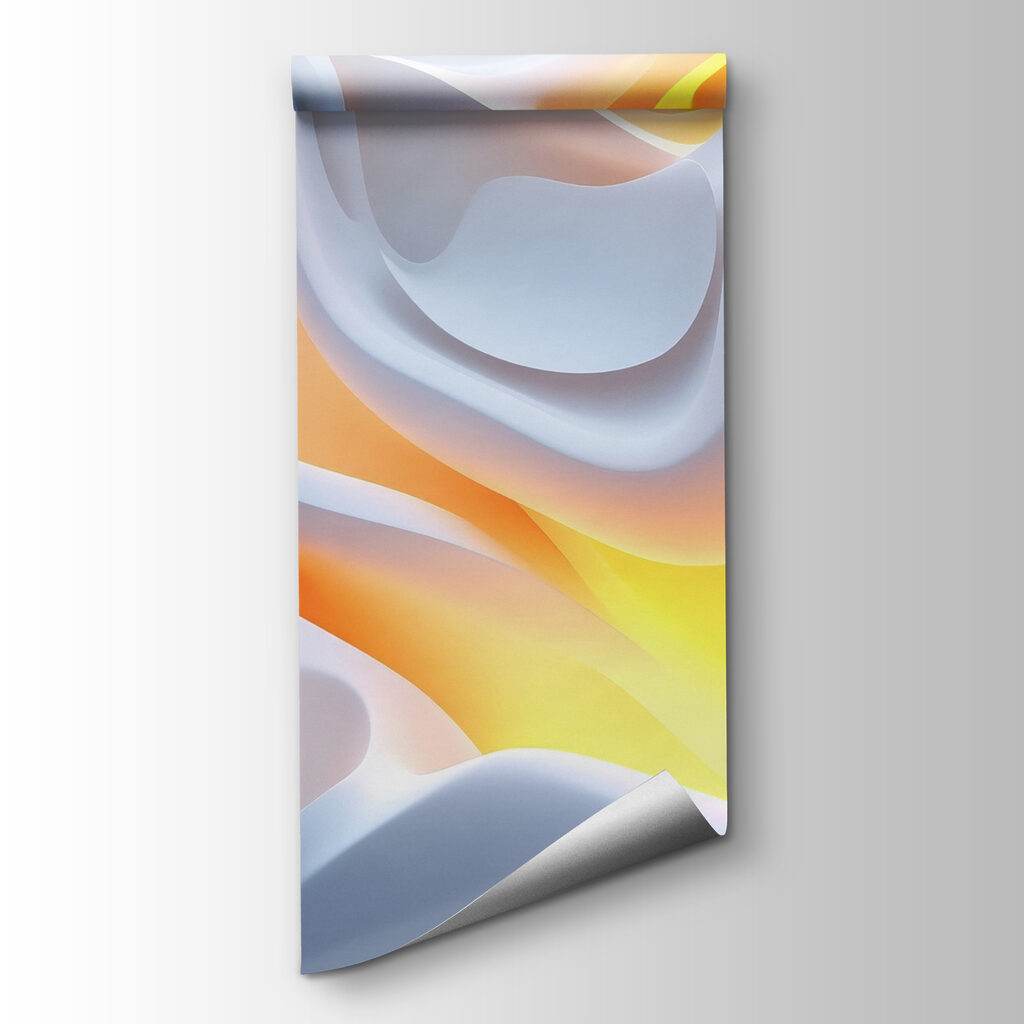 Glowing white curves — product view