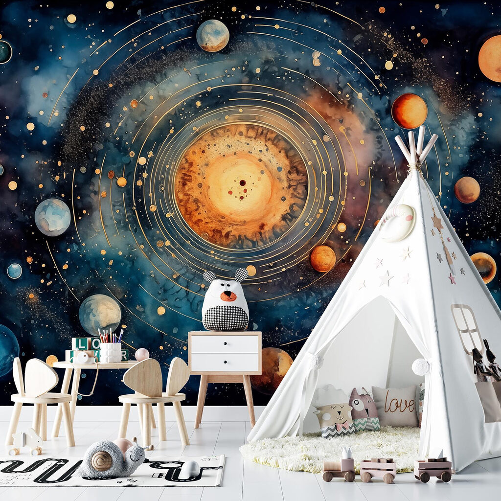Sun among the planets — interior 3