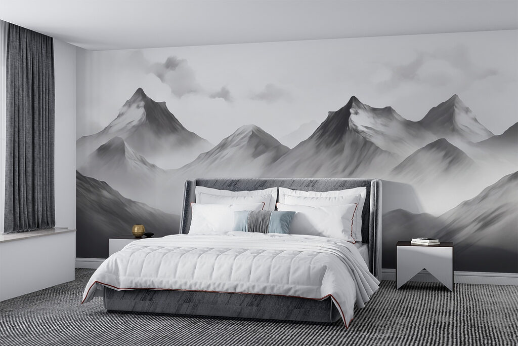 Peaks fading into mist — interior 1