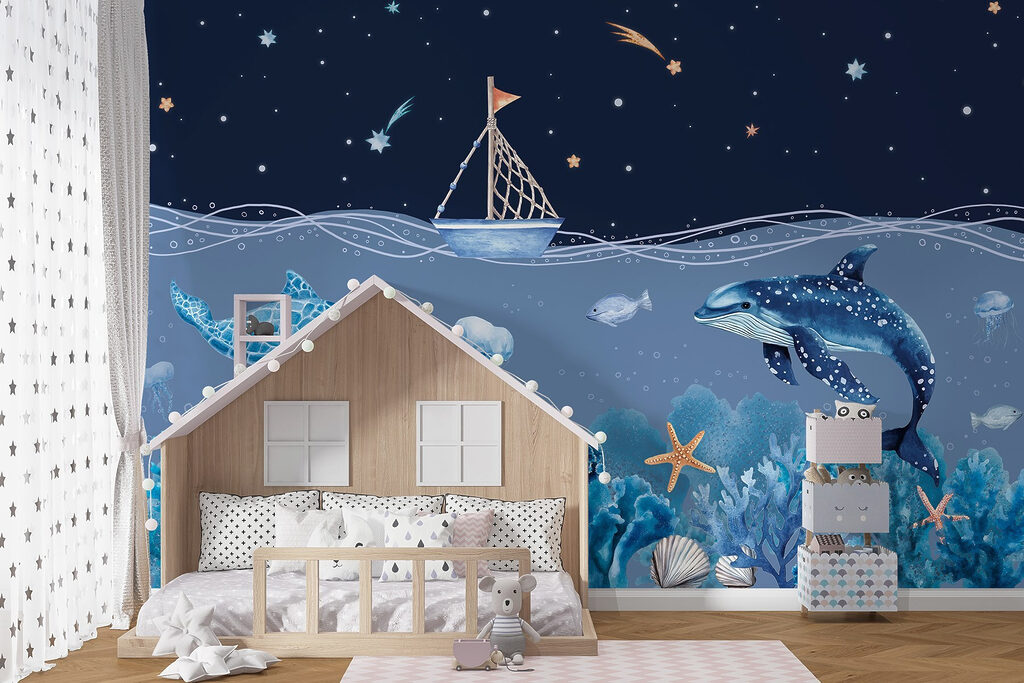 Sailboat above a reef — interior 2