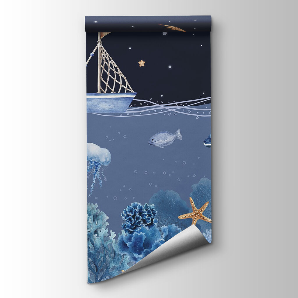 Sailboat above a reef — product view