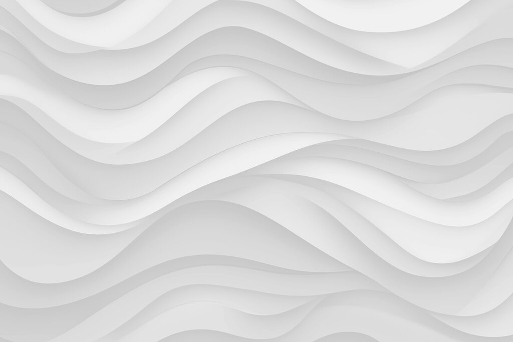 White waves unfolding — full design