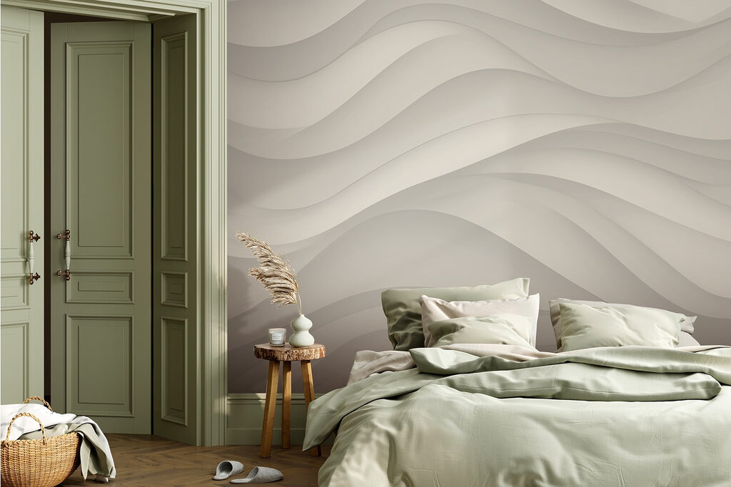 White waves unfolding — interior 1
