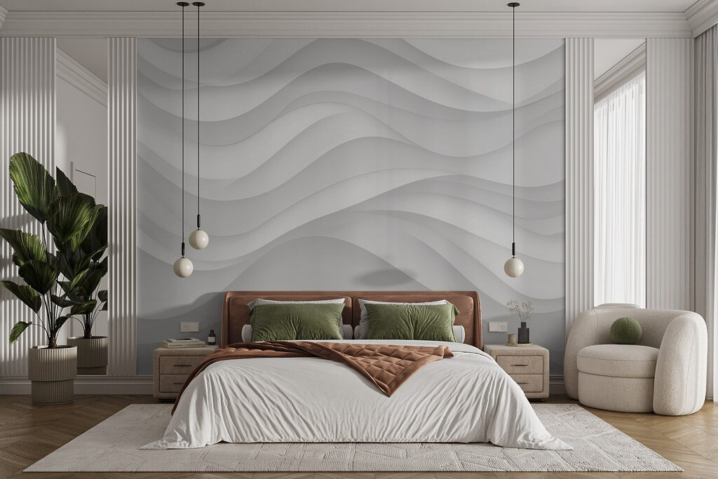 White waves unfolding — interior 2